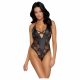 Cottelli Party - bloemen body (zwart)