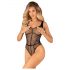 Obsessive B336 - doorzichtige open mesh body (zwart) - S-L