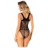 Obsessive B336 - doorzichtige open mesh body (zwart) - S-L