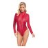 Cottelli - slangenhuid body (rood) - M