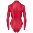 Cottelli - body met slangenhuidpatroon (rood) - L