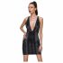 Cottelli Party - jurk met slangenprint (zwart) - M