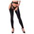 Noir - glanzende panty - chaps (zwart) - M