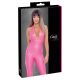 Cottelli Party - jumpsuit met diepe achterkant (roze)