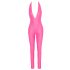 Cottelli Party - jumpsuit met diepe achterkant (roze)