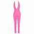 Cottelli Party - jumpsuit met diepe achterkant (roze)