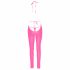 Cottelli Party - jumpsuit met diepe achterkant (roze)