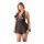 Cottelli Plus Size - kanten babydoll (zwart)