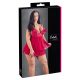 Cottelli Plus Size - kanten, los babydoll (rood) - XL