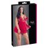 Cottelli Plus Size - kanten, los babydoll (rood) - 3XL