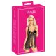 Kissable - open babydoll (zwart)