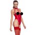 Black Level - open, halter body (rood)