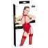 Black Level - open, halter body (rood) - S