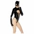 Zwarte Fluweel - Batwoman body met lange mouwen (zwart) - M