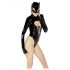 Zwarte Fluweel - lange mouwen Batwoman body (zwart) - L