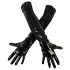 Black Level - glanzende lak handschoenen (zwart) - M