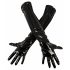 Black Level - glanzende lak handschoenen (zwart) - XL