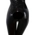 LATEX - lange mouw dames overall (zwart) - XL