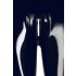 LATEX - rits-leggings (zwart)