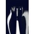 LATEX - rits-leggings (zwart)