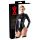 LATEX - lange mouw dames body (zwart) - M