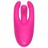 Mrow - Battery-Powered, 3-Pronged Clitoral Vibrator (Pink) 