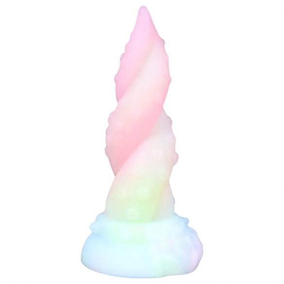 OgazR Kraken - gekrulde octopusarm dildo - 18 cm (regenboog)