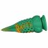 Octopuss - Suction Cup Tentacle Dildo - 21 cm (Green-Yellow) 