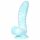 OgazR zee serpent - zuignap ribbel dildo - 17 cm (blauw-wit)