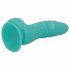 OgazR zee serpent - zuignap ribbel dildo - 17 cm (blauw-wit)