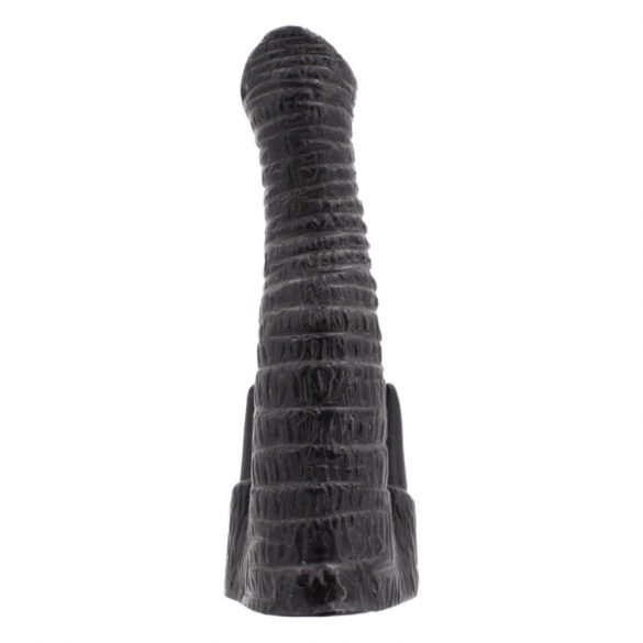 AnimHole Jumbo - olifant slurf dildo - 18cm (zwart)