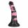 Black-Pink Silicone Horse Dildo - 18cm 