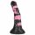 Black-Pink Silicone Horse Dildo - 18cm 