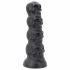 Toppedmonster - schedeldildo - 22 cm (zwart)