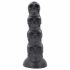 Toppedmonster - schedeldildo - 22 cm (zwart)