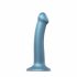 Strap-on-me Metallic Shine M - huidvriendelijke dildo (metaal blauw)