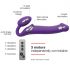 Strap-on-me M - paars strapless vibrator