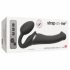 Strap-on-me M - opzetbare vibrator - medium (zwart)