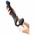 Strap-on-me M - opzetbare vibrator - medium (zwart)