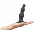 Strap-on-me Kralen S - zwart dildo met basis