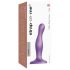 Strap-on-me Curvy S - golvende, basis dildo (paars)