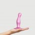 Strap-on-me Curvy S - Golvende Dildo met Voet (Roze)