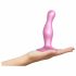 Strap-on-me Curvy S - Golvende Dildo met Voet (Roze)