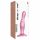 Strap-on-me Curvy M - golvend, staande dildo (roze)