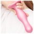 Strap-on-me Curvy M - golvend, staande dildo (roze)