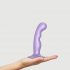 Strap-on-me P&G S - gebogen, staande dildo (paars)