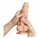 Strap-on-me S - tweelagig staand levensechte dildo (naturel)