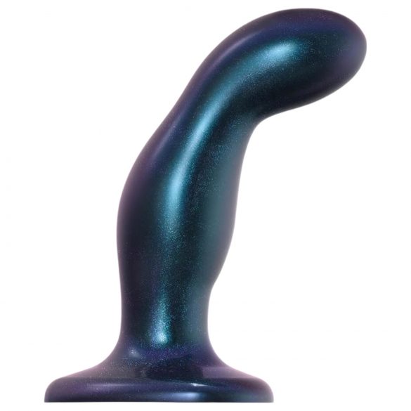 Strap-on-me Snaky M - gebogen anale dildo (metaalblauw)