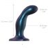 Strap-on-me Snaky M - gebogen anale dildo (metaalblauw)