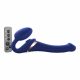 Strap-on-me S - opzetstuk luchtgolven vibrator - klein (blauw)